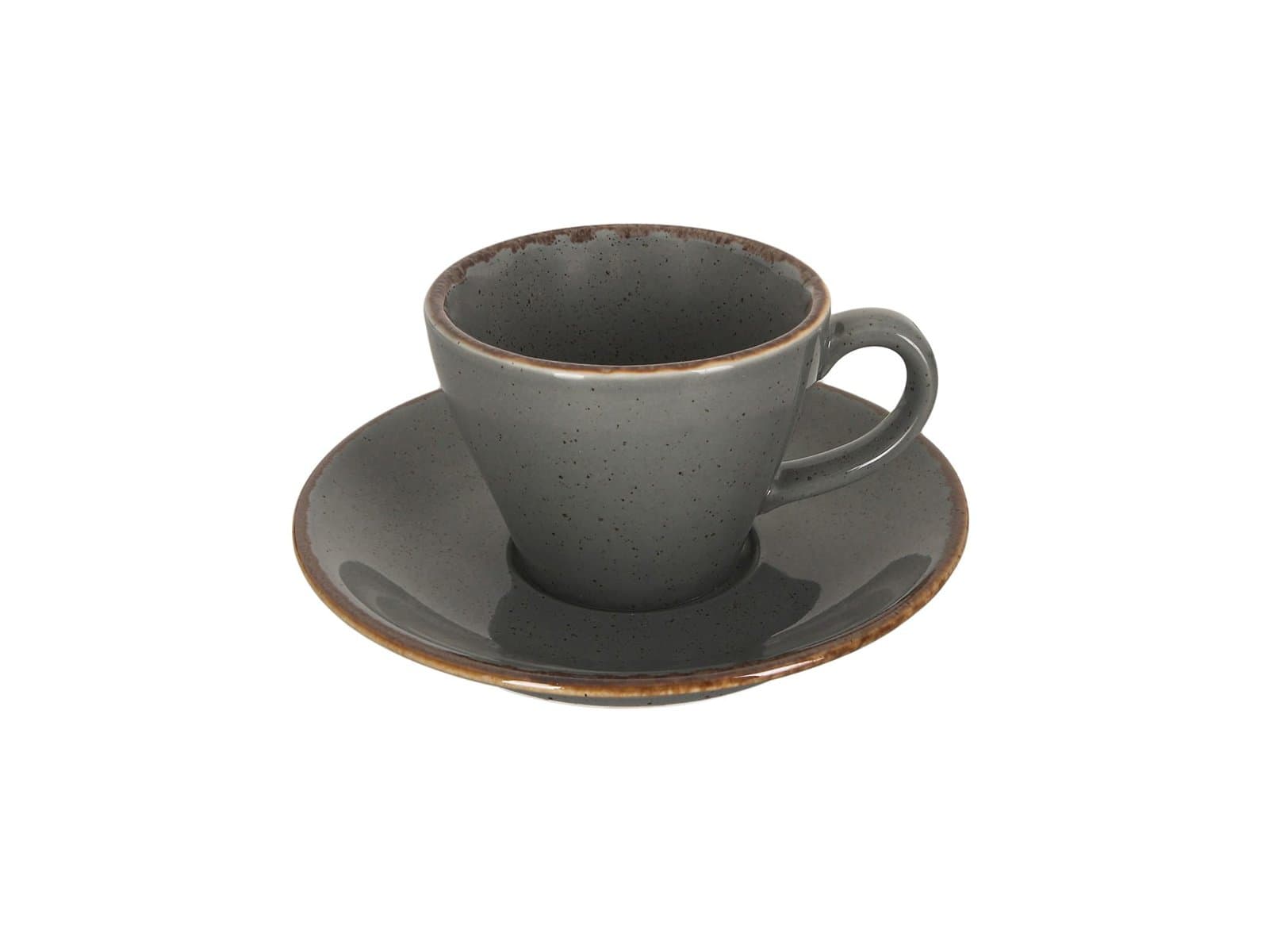 Porland Heritage Standard Seasons Koyu Gri Tabaklı Çay Fincanı 175cc