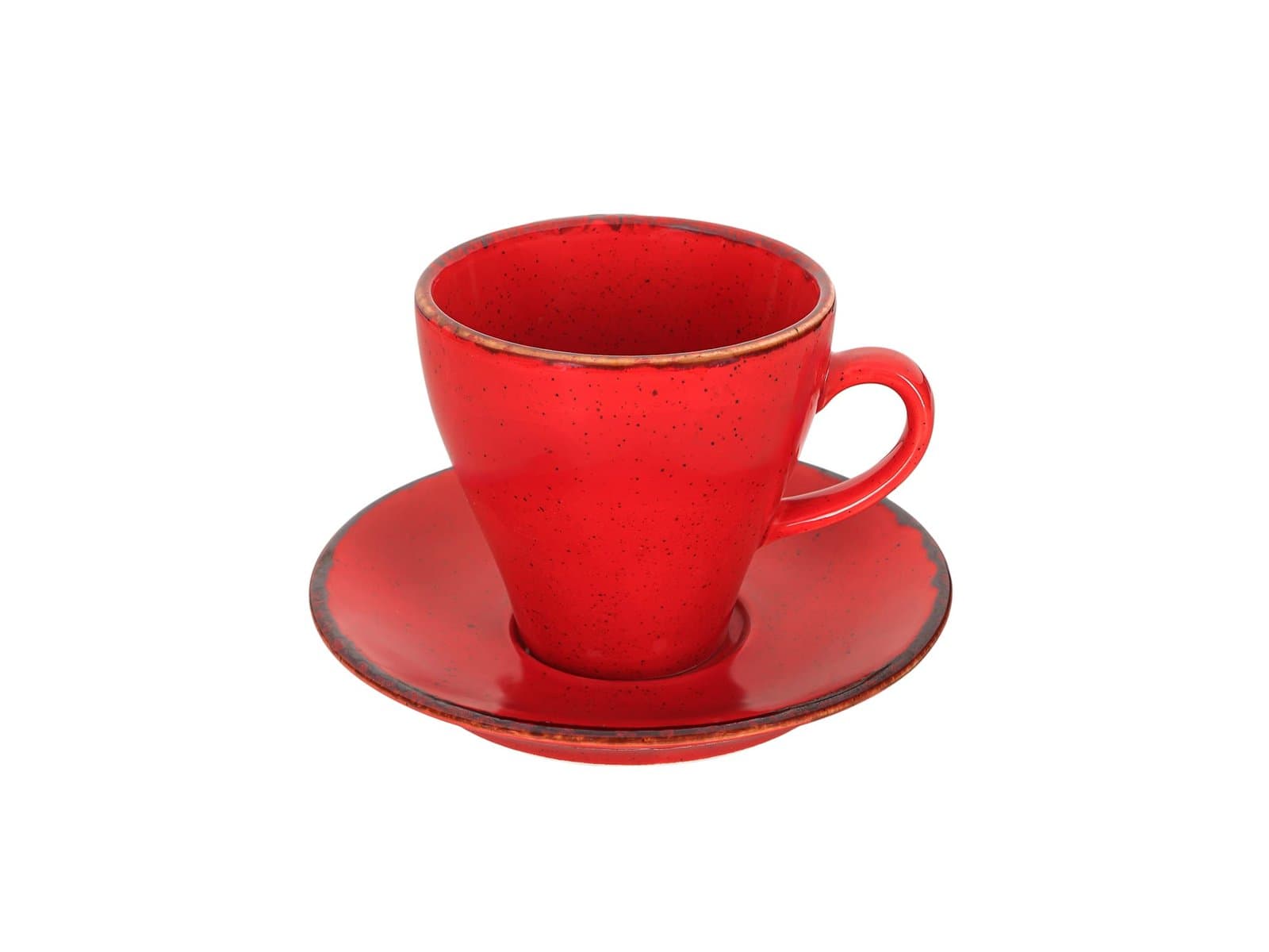 Porland Heritage Standard Seasons Kırmızı Tabaklı Çay Fincanı 300cc