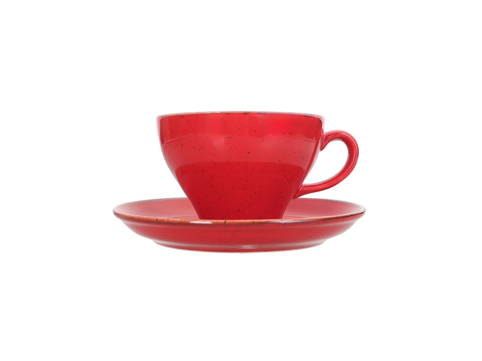 Porland More Grace Seasons Kırmızı Tabaklı Çay Fincanı 365cc