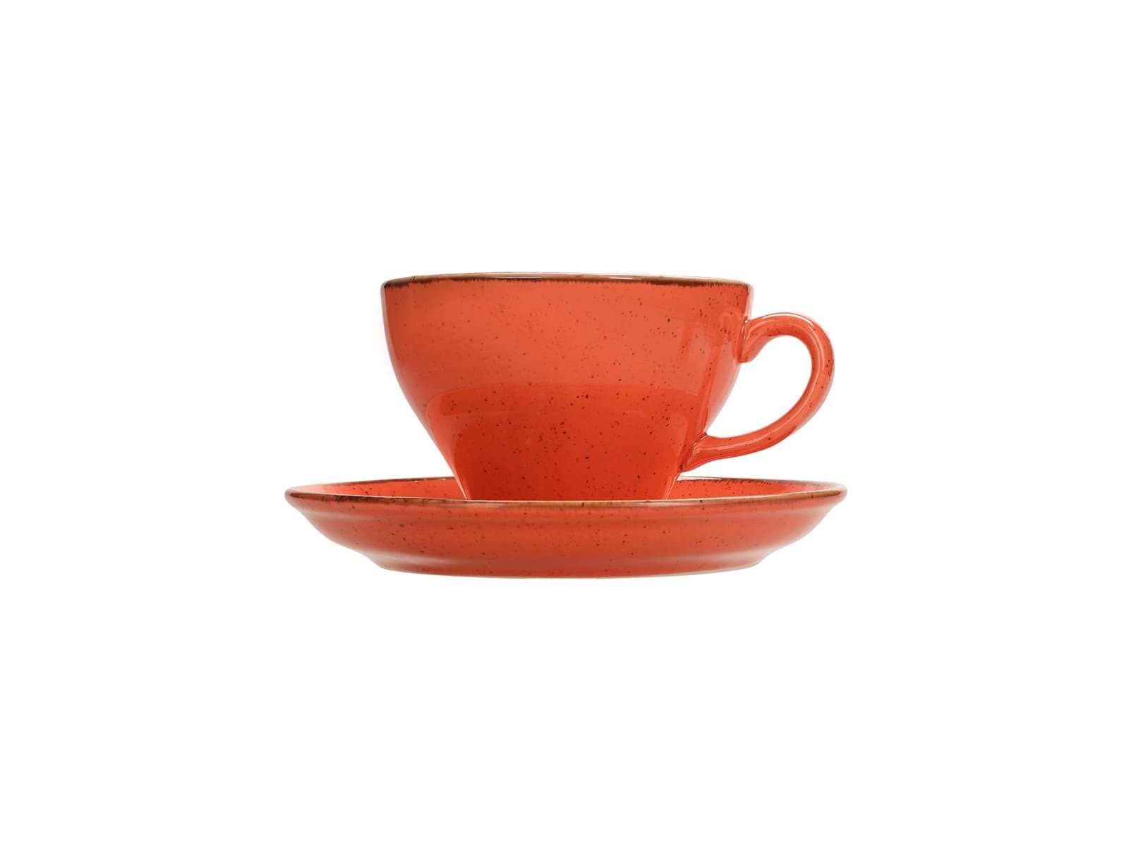 Porland More Grace Seasons Turuncu Tabaklı Çay Fincanı 365cc