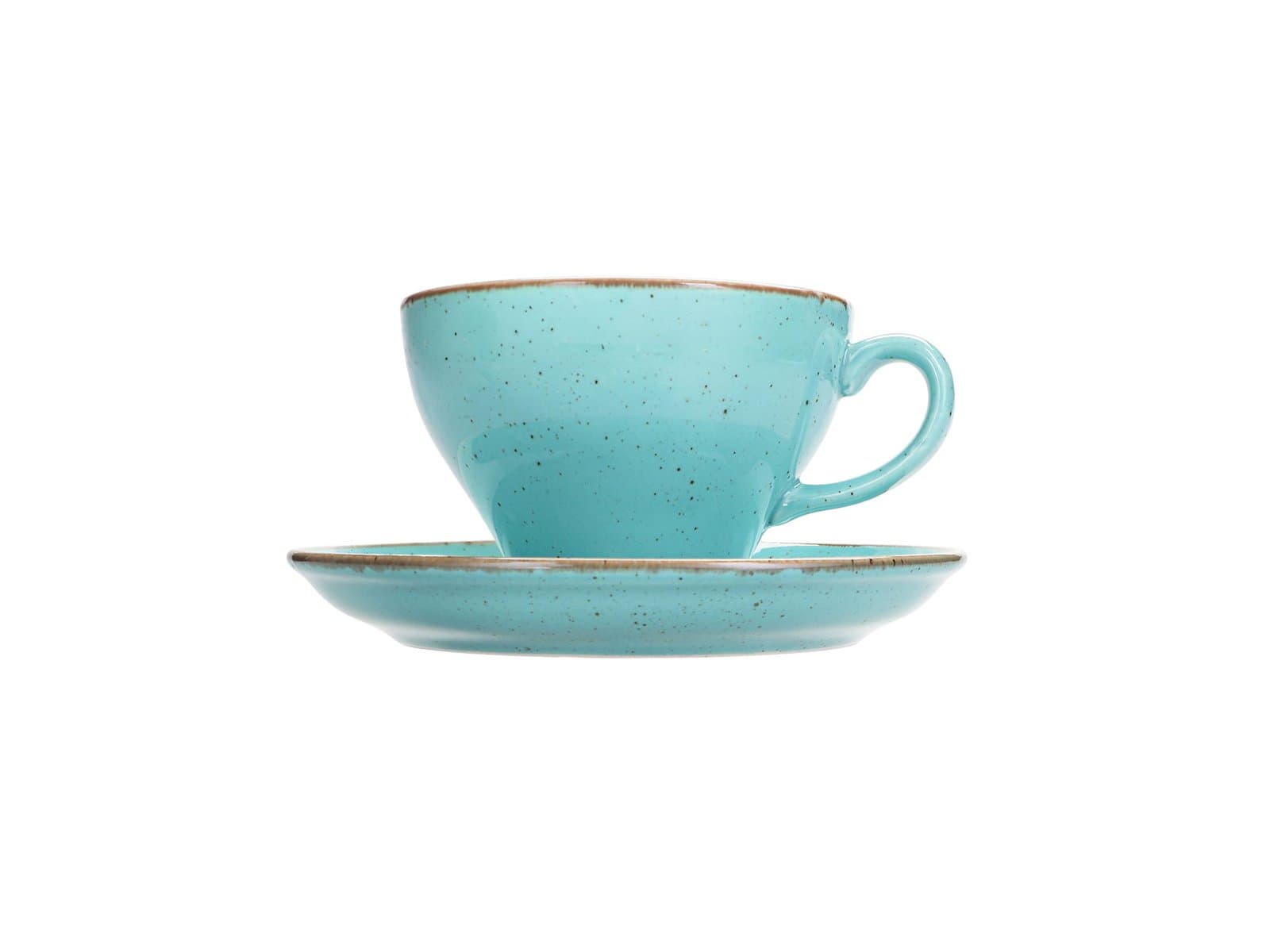 Porland More Grace Seasons Turkuaz Tabaklı Çay Fincanı 365cc