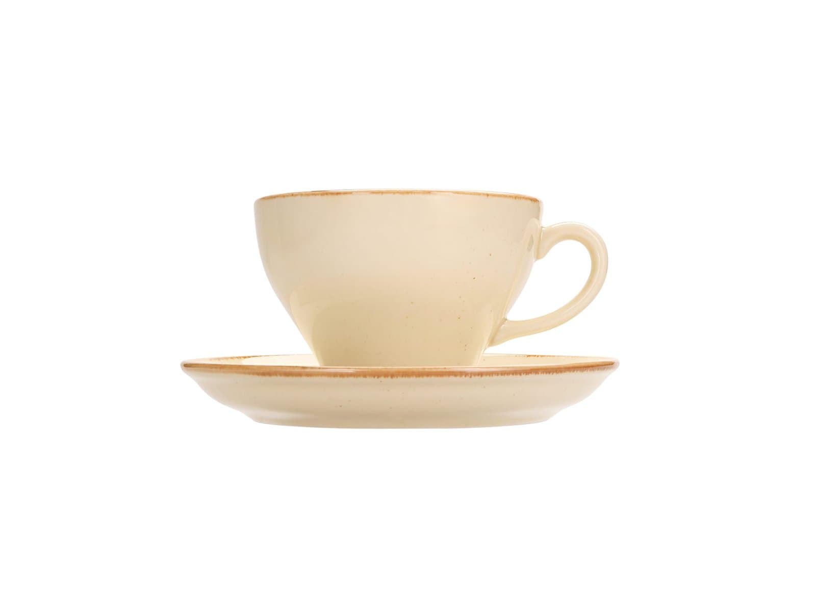 Porland More Grace Seasons Sarı Tabaklı Çay Fincanı 365cc