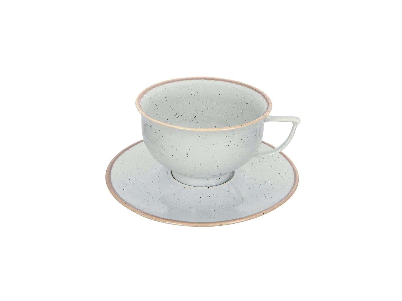 Porland Abbey Classic Seasons Gri Tabaklı Çay Fincanı 210cc
