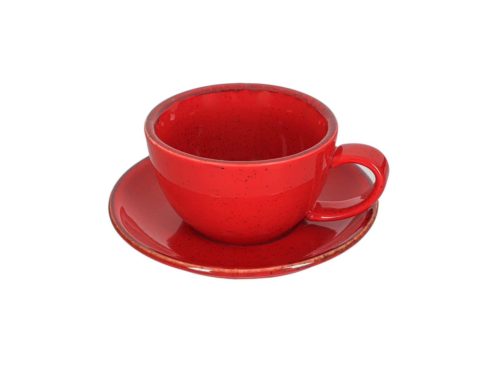 Porland New Standard Seasons Kırmızı Tabaklı Çay Fincanı 280cc