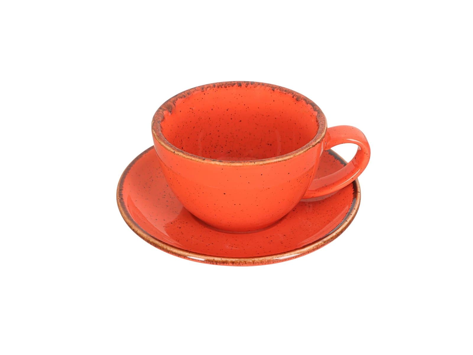 Porland New Standard Seasons Turuncu Tabaklı Çay Fincanı 280cc