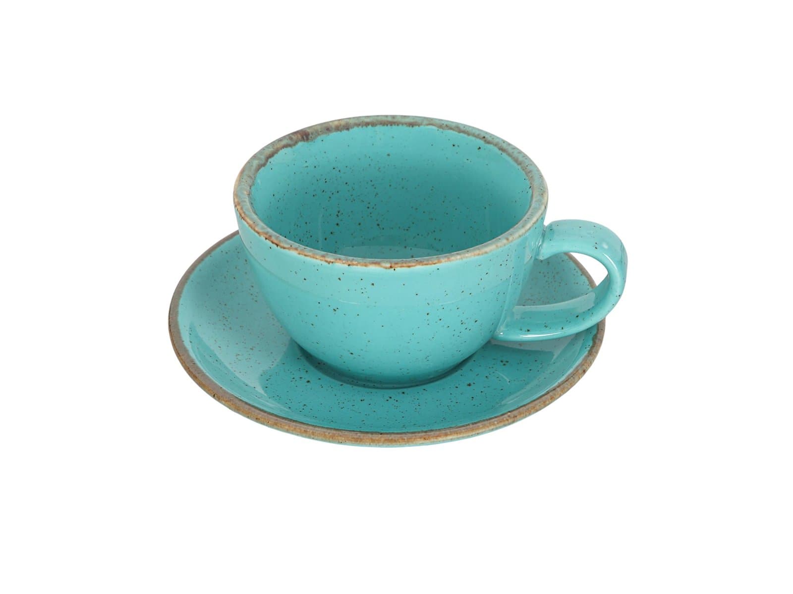 Porland New Standard Seasons Turkuaz Tabaklı Çay Fincanı 280cc
