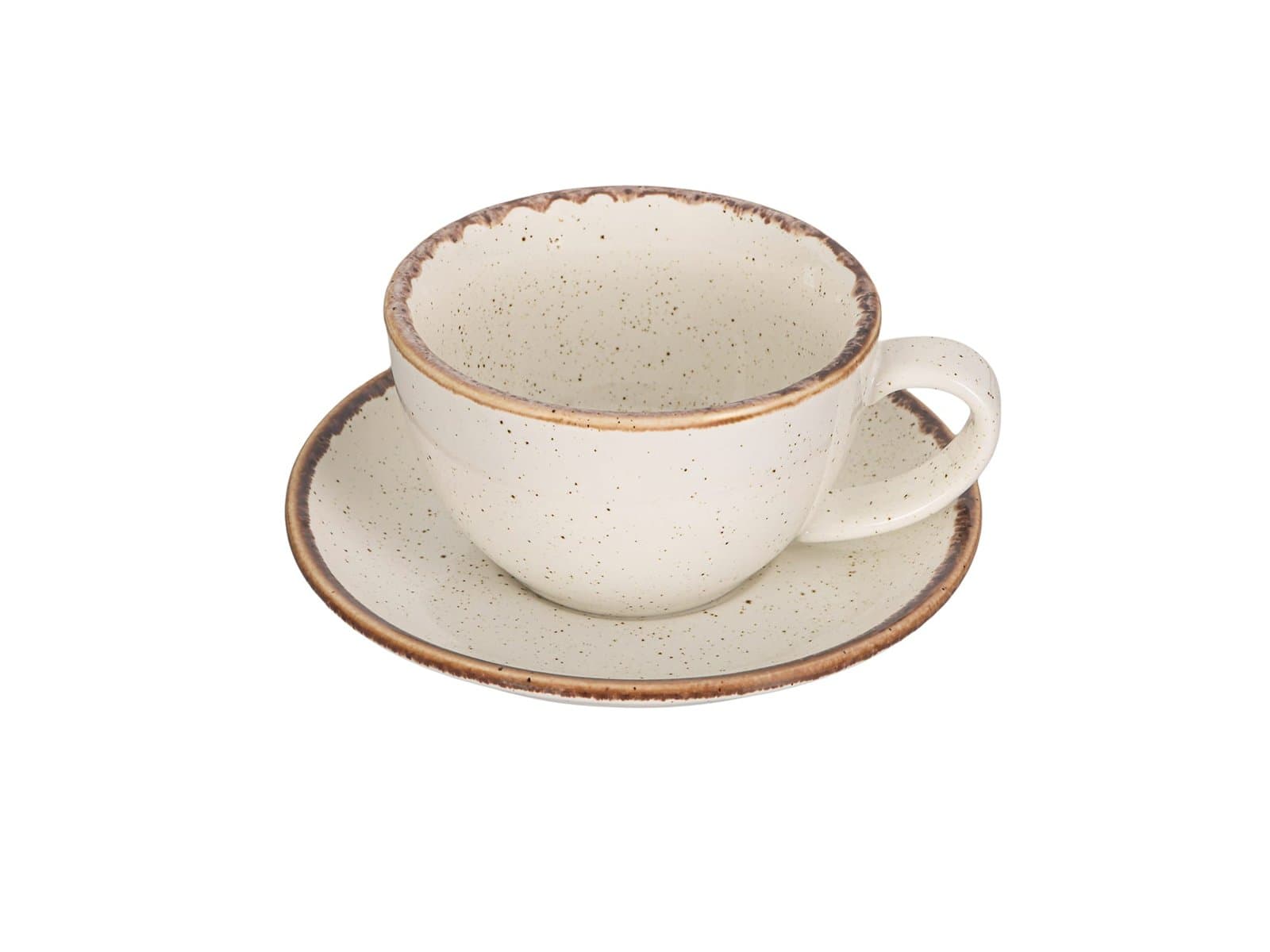 Porland New Standard Seasons Bej Tabaklı Çay Fincanı 280cc