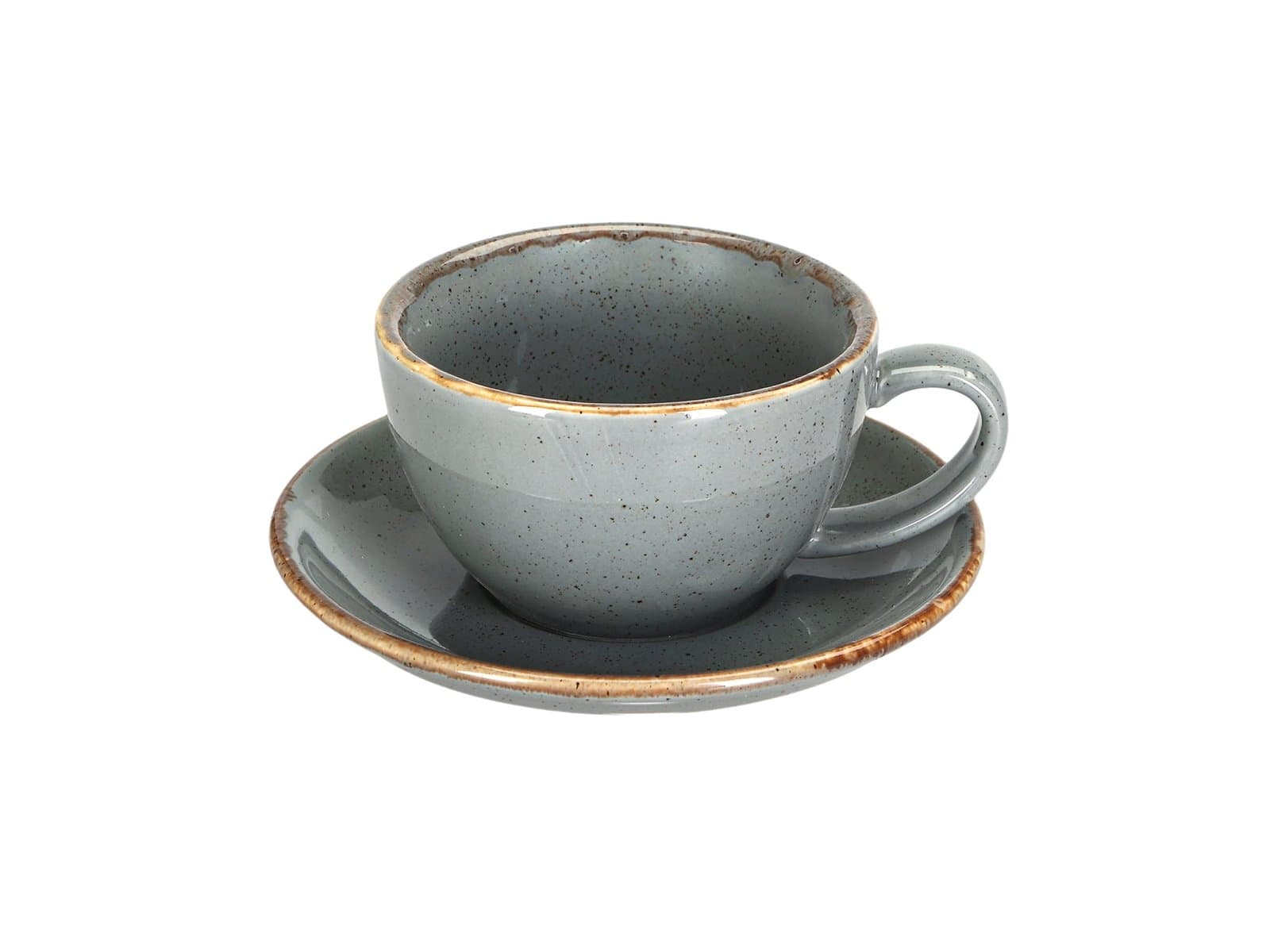 Porland New Standard Seasons Koyu Gri Tabaklı Çay Fincanı 280cc