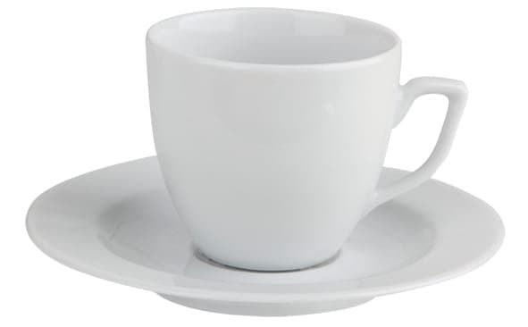 Porland Mina Beyaz Tabaklı Çay Fincanı 190cc