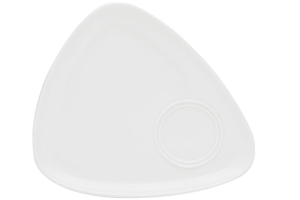 Porland Beyaz Üçgen Kahvaltı Tabağı 25cm