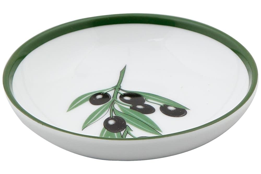 Porland Zeytin Dalı Yağ Tabağı 10cm