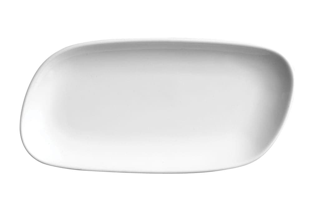 Porland Perspective Beyaz Kayık Tabak 47cm