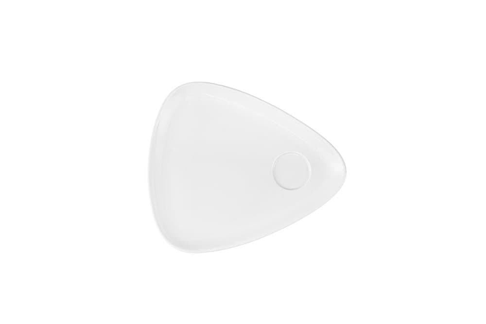 Porland Beyaz Üçgen Kahvaltı Tabağı 22cm