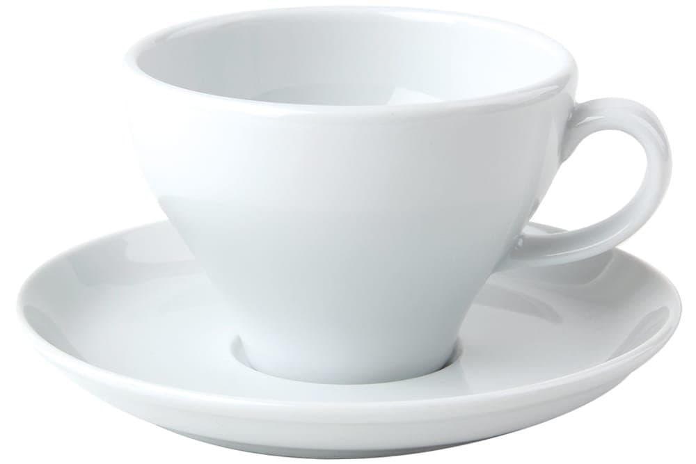 Porland Beyaz Tabaklı Çay Fincanı 355cc
