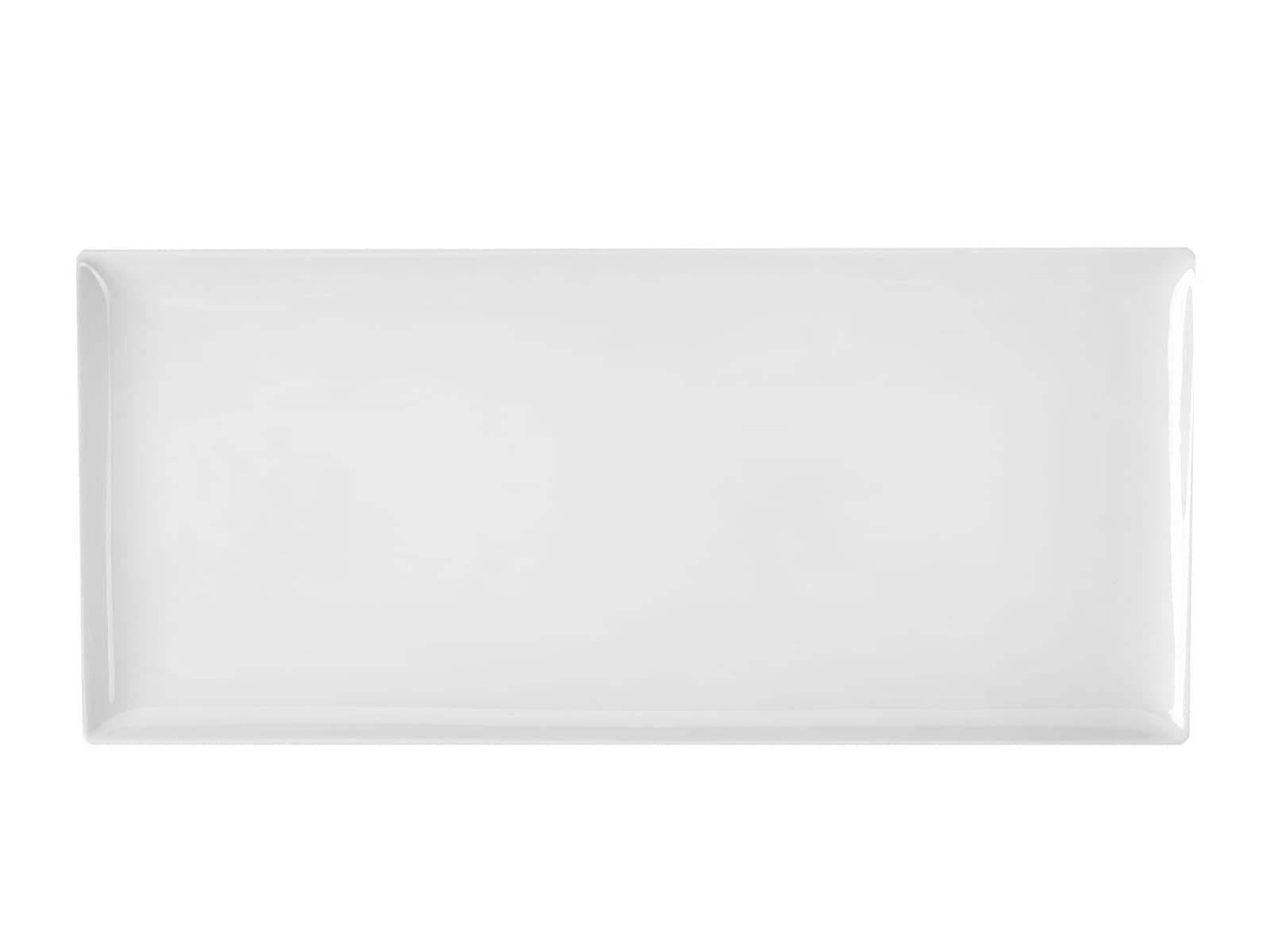 Porland Beyaz Baton Pasta Tabağı 16x35cm