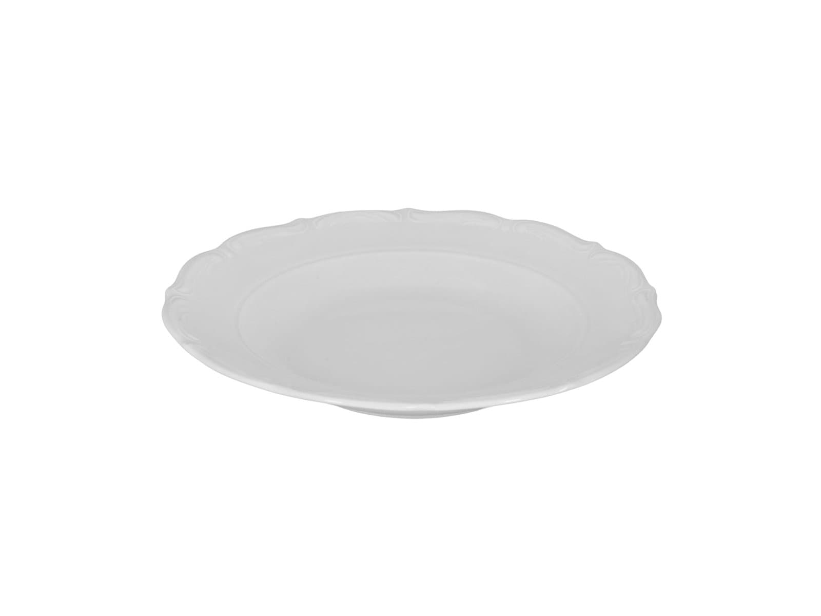 Porland Maria Beyaz Çukur Tabak 22cm