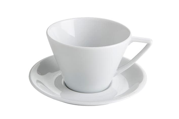 Porland Beyaz Tabaklı Çay Fincanı 340cc