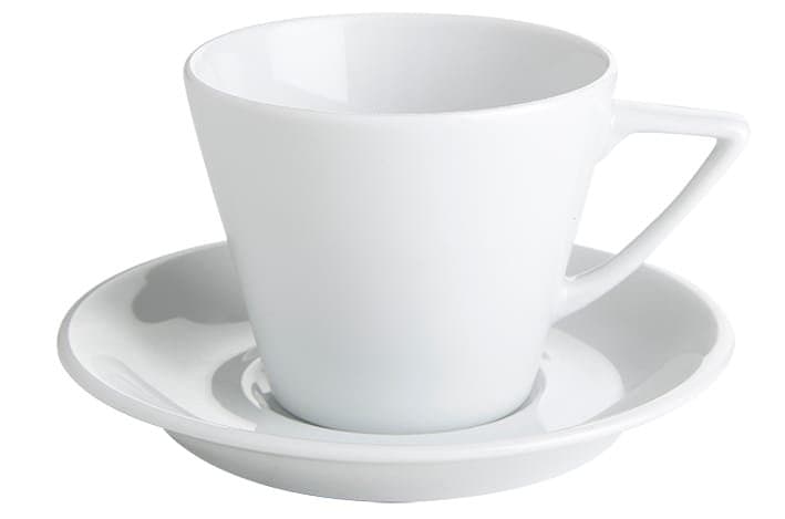 Porland Beyaz Tabaklı Çay Fincanı 285cc