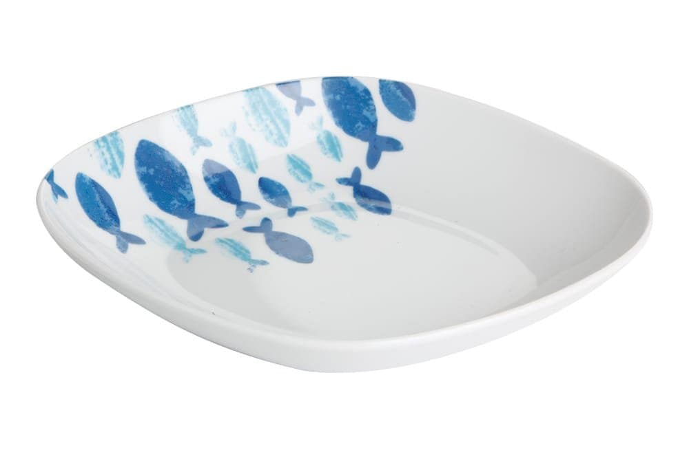 Porland Deep Blue Desen1 Çukur Tabak 26cm