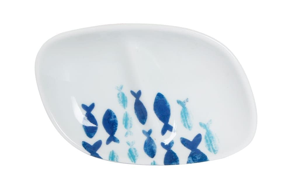 Porland Deep Blue Desen1 Sos Tabağı 14cm