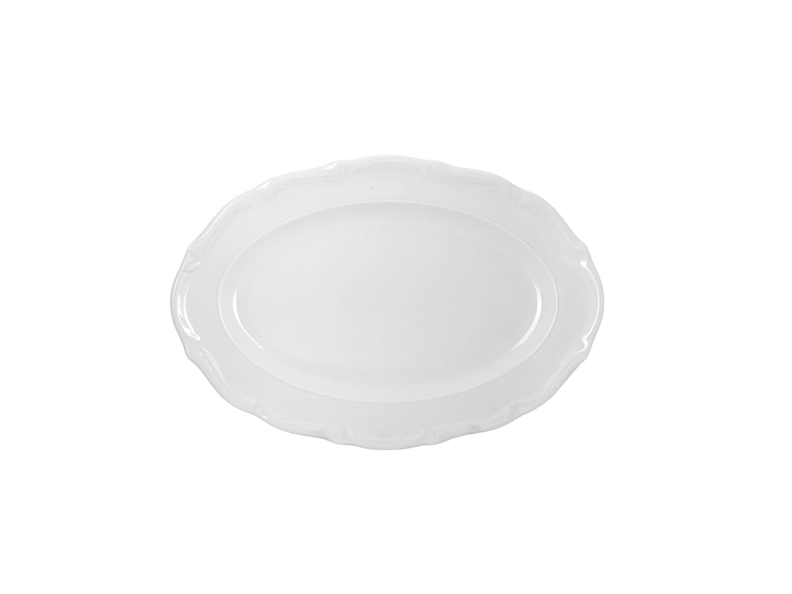 Porland Maria Beyaz Kayık Tabak 22cm