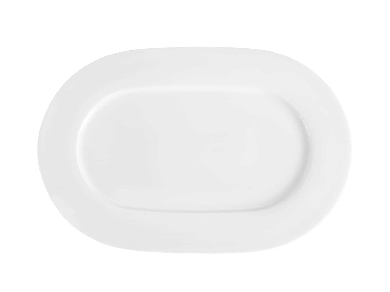 Porland Halo Beyaz Kayık Tabak 34cm