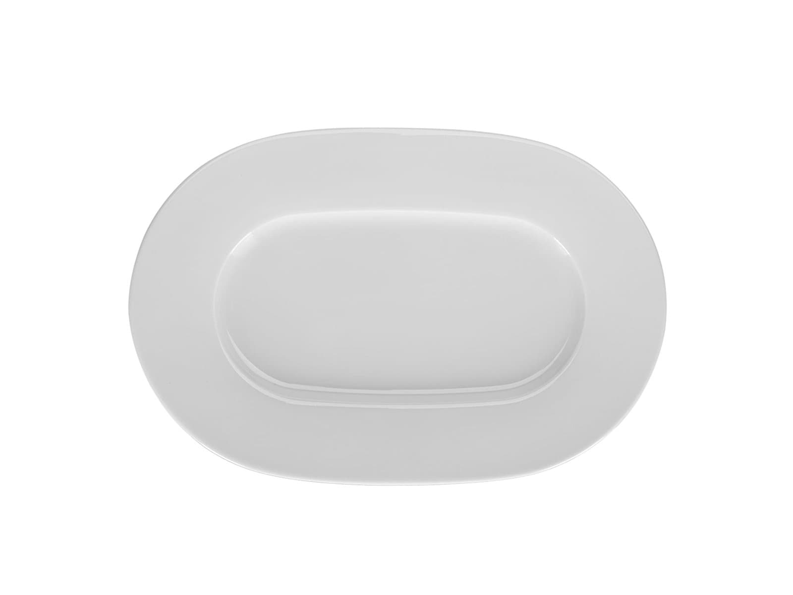 Porland Halo Beyaz Kayık Tabak 27cm