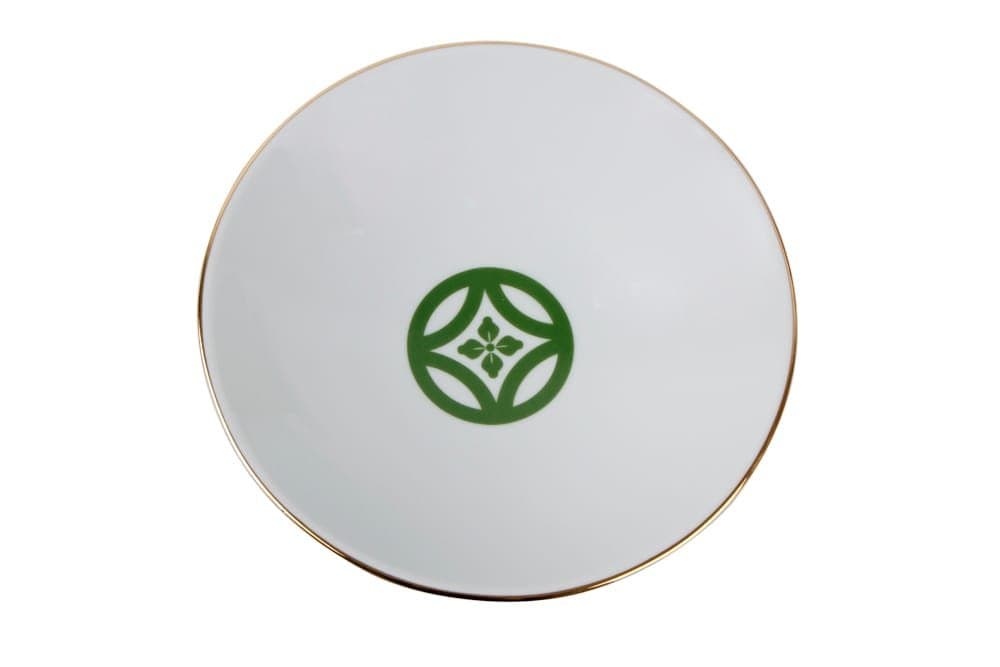 Porland Morocco Desen1 Yeşil Çukur Tabak 20cm