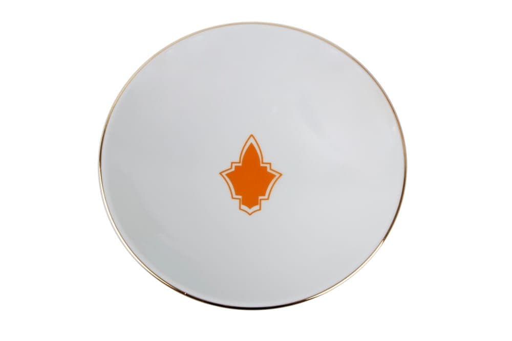 Porland Morocco Desen3 Turuncu Çukur Tabak 20cm