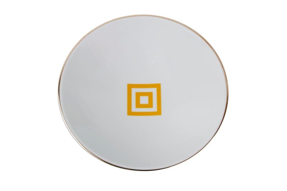 Porland Morocco Desen4 Sarı Çukur Tabak 20cm