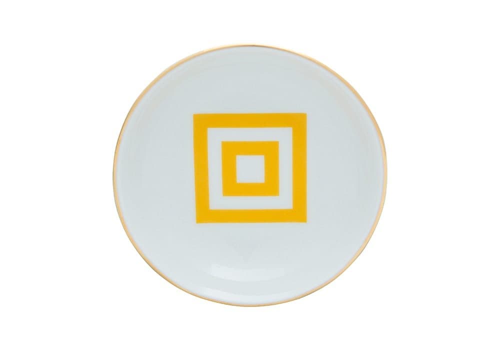 Porland Morocco Desen4 Sarı Mini Kase 10cm