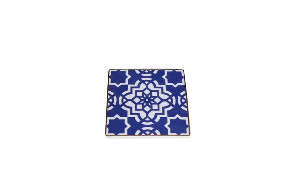 Porland Morocco Desen7 Mor Bardak Altlığı 10x10cm