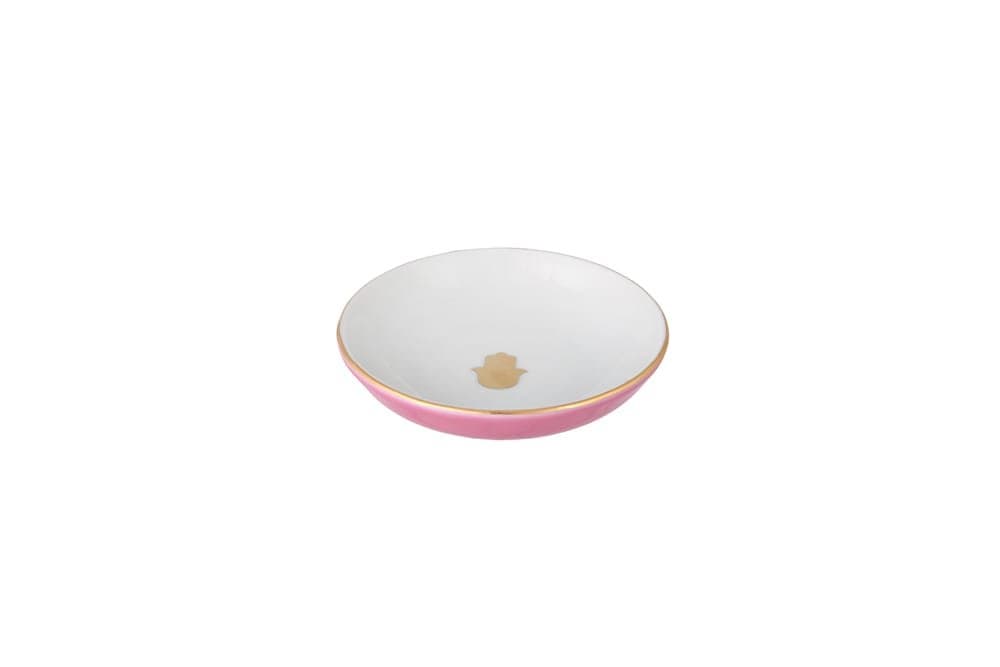 Porland Glamorous Pembe Mini Kase 10cm