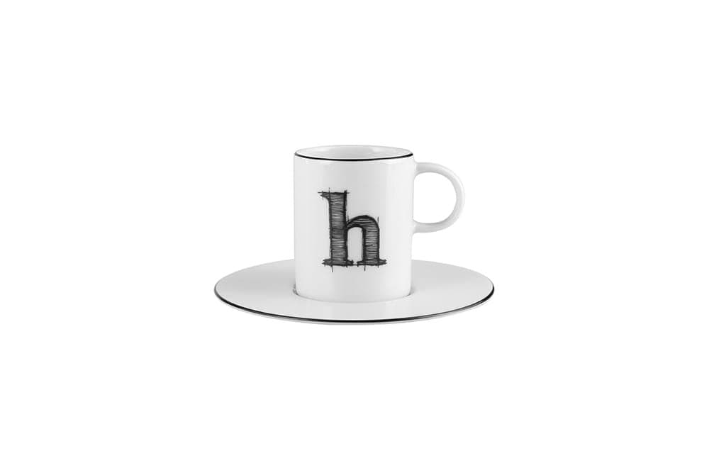 Porland Harf (H) Tabaklı Kahve Fincanı 80cc
