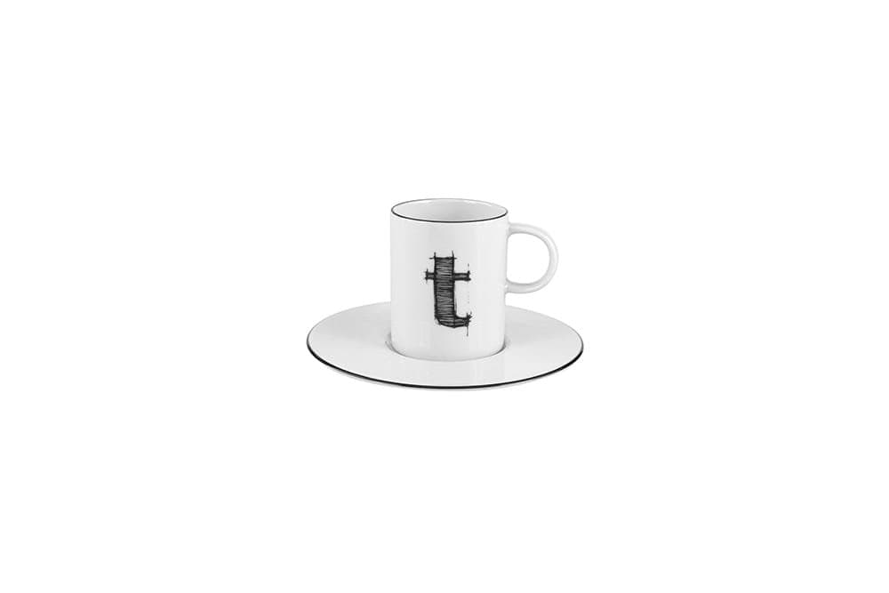 Porland Harf (T) Tabaklı Kahve Fincanı 80cc