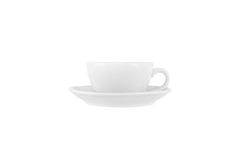 Porland Soley Beyaz Tabaklı Çay Fincanı 180cc