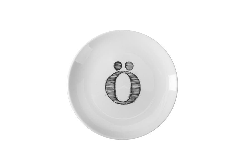 Porland Harf (Ö) Düz Tabak 17cm