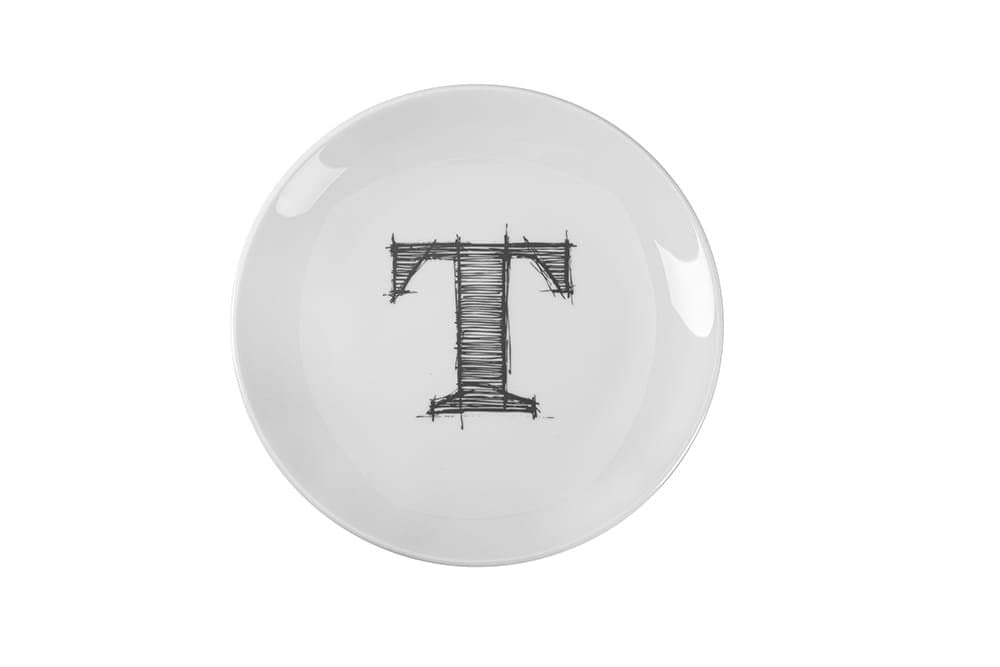 Porland Harf (T) Düz Tabak 17cm