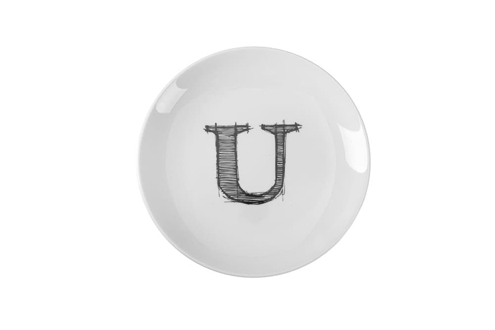 Porland Harf (U) Düz Tabak 17cm