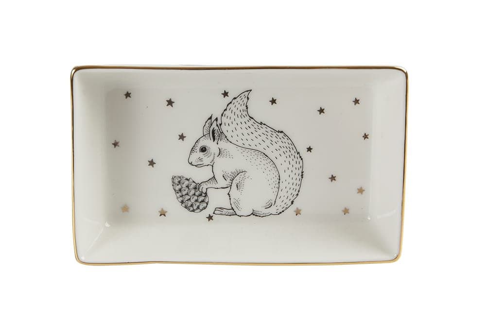 Porland Forest Squirrel Kahvaltı&Meze Tabağı 8x14cm