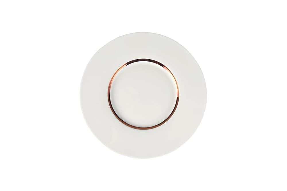 Porland Limoges Bronz Düz Tabak 18cm