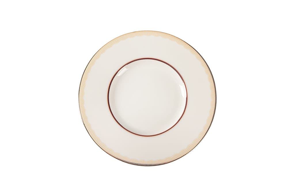 Porland Limoges Rosehip Düz Tabak 18cm
