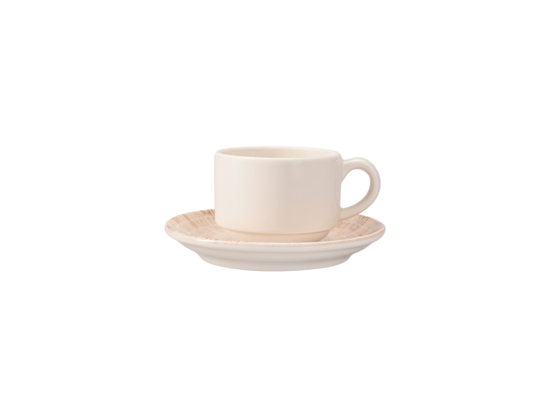 Arena Stackable Tea/Coffee Cup&Coupe Saucer 180 cc
