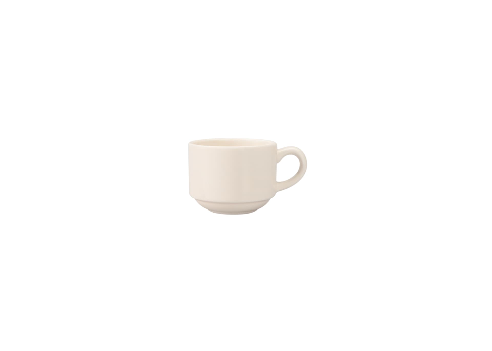 Smoky Matte Brown Stackable Coffee Cup 85 cc matte
