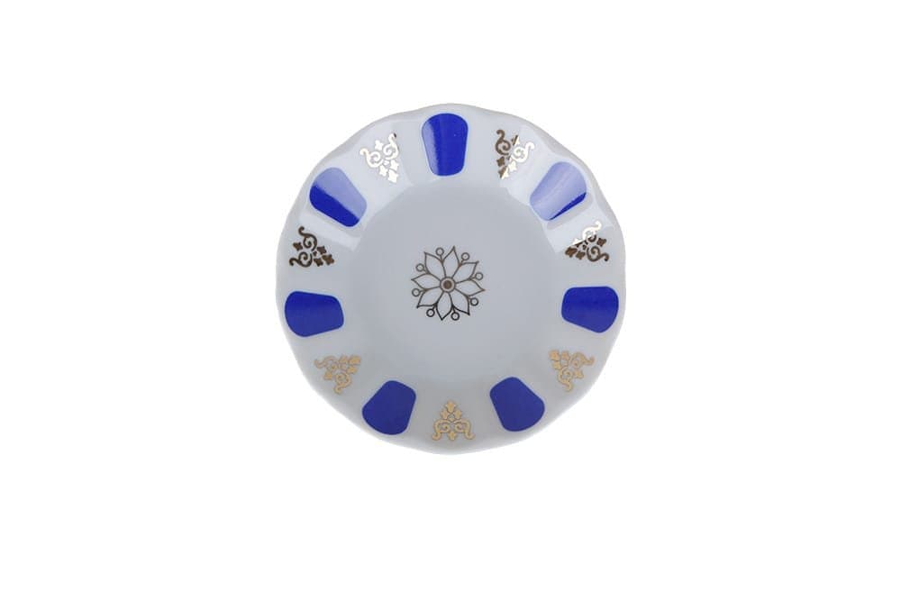 Porland Mavi Yaldız Çay Tabağı 11cm