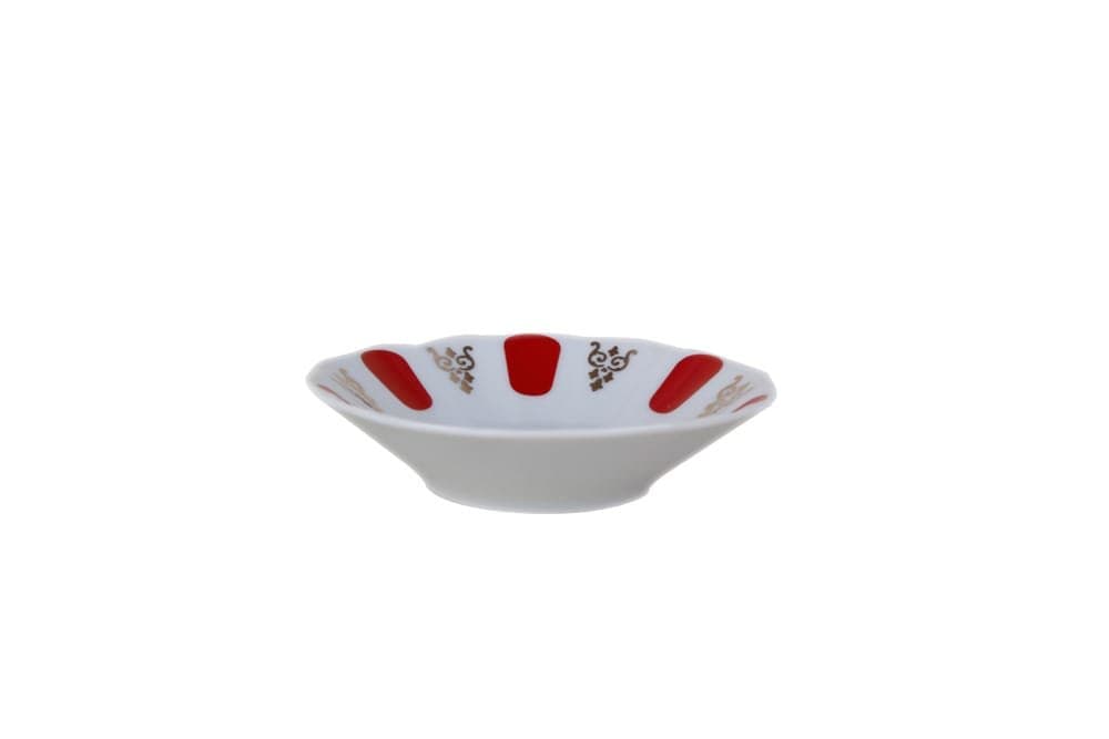 Porland Kırmızı Yaldız Çay Tabağı 11cm