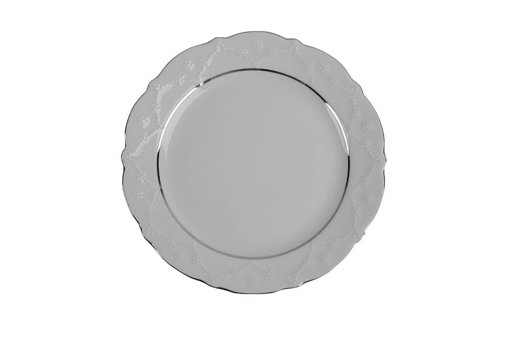 Porland Queen Platin Çukur Tabak 21cm
