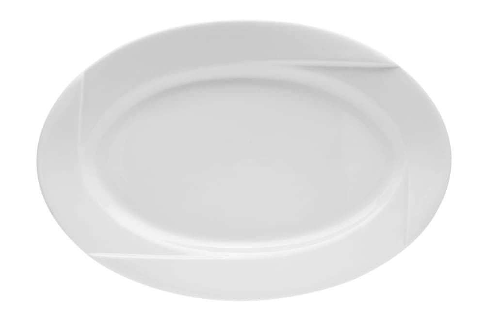 Porland Fourline Beyaz Kayık Tabak 30cm