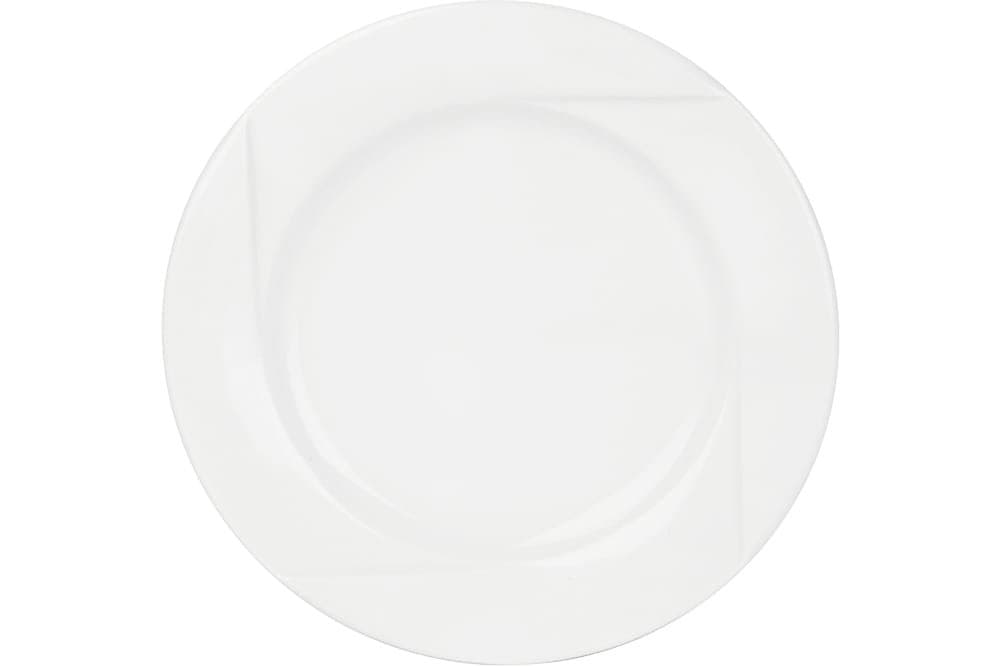 Porland Fourline Beyaz Düz Tabak 28cm