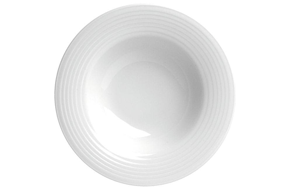 Porland Focus Beyaz Çukur Tabak 25cm 6 Adet